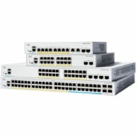 Commutateur Ethernet Catalyst 1300 C1300-48FP-4X 48 Ports Gérable - Gigabit Ethernet, 10 Gigabit Ethernet - 10/100/1000Base-T, 10GBase-X Cisco - 48 Ports - Gérable - Gigabit Ethernet, 10 Gigabit Ethernet - 10/100/1000Base-T, 10GBase-X - 3 Couche supportée - 4 Emplacements SFP - 