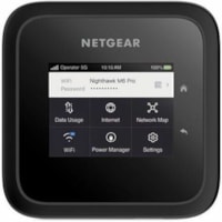 Modem/routeur sans fil Nighthawk M6 MR6550 Wi-Fi 6E IEEE 802.11 a/b/g/n/ac/ax Cellulaire, Ethernet Netgear - 5G - LTE - Bi bande - 2,40 GHz Bande ISM - 5 GHz Bande UNII - 460,80 Mo/s Vitesse sans fil - 1 x Port réseau - USB - 2.5 Gigabit Ethernet - Fixation au mur