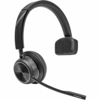 Poly Savi 7310 Monaural DECT 1920-1930 MHz Top - Microsoft Teams Certification - Mono - Wireless - DECT - 449.5 ft (137 m) - Over-the-head, On-ear - Monaural - Ear-cup - Noise Cancelling Microphone - Noise Canceling - Black