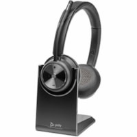 Casque Savi 7300 UC 7320 Sans fil Supra-auriculaire, Sur tête Stéréo - Noir Poly - Certification Microsoft Teams - Stéréo - Sans fil - Bluetooth/DECT - 449,5 pi - 20 Hz à 20 kHz - Supra-auriculaire, Sur tête - Binaural - Supra-aural - Élimination du bruit Microphone 