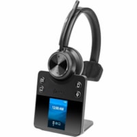 Casque Savi 7400 Office 7410 Sans fil Sur tête Mono Canal - Noir Poly - Certification Microsoft Teams - Mono Canal - Sans fil - DECT 6.0 - 590,6 pi - 20 Hz à 20 kHz - Sur tête - Monaural - Supra-aural - Élimination du bruit Microphone - Noir