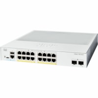 Commutateur Ethernet Catalyst 1300 C1300-16FP-2G 16 Ports Gérable - Gigabit Ethernet - 10/100/1000Base-T, 1000Base-X Cisco - 16 Ports - Gérable - Gigabit Ethernet - 10/100/1000Base-T, 1000Base-X - 3 Couche supportée - Modulaire - 2 Emplacements SFP - 279,80 W Consommation d'&eac