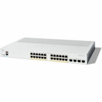 Cisco Catalyst C1200-24P-4X Ethernet Switch - 24 Ports - Manageable - 10 Gigabit Ethernet - 10/100/1000Base-T, 10GBase-X - 3 Layer Supported - Modular - 236.90 W Power Consumption - 195 W PoE Budget - Optical Fiber, Twisted Pair - PoE Ports - 1U - Rack-mountable