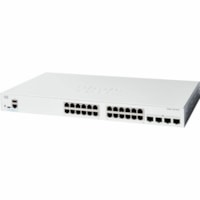 Cisco Catalyst C1300-24T-4X Ethernet Switch - 24 Ports - Manageable - 10 Gigabit Ethernet - 10/100/1000Base-T, 10GBase-X - 3 Layer Supported - Modular - 27.25 W Power Consumption - Optical Fiber, Twisted Pair - 1U - Rack-mountable