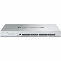 TP-Link Omada Pro 16-Port SFP+ L2+ Managed Switch - Manageable - 10 Gigabit Ethernet - 10GBase-X - 3 Layer Supported - Modular - 32.74 W Power Consumption - Optical Fiber - Rack-mountable, Desktop