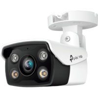 TP-Link VIGI VIGI C340 4 Megapixel Outdoor Network Camera - Color - Bullet - 98.43 ft (30 m) Infrared/Color Night Vision - H.265+, H.265, H.264+, H.264, H.264 (MP), H.264 HP, H.265 (MP) - 2560 x 1440 - 4 mm Fixed Lens - 30 fps - CMOS - IP66 - Weather Proof, Water Proof