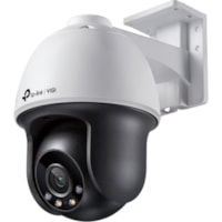 TP-Link VIGI C540 4 Megapixel Outdoor Network Camera - Color - Dome - White - 98.43 ft (30 m) Infrared Night Vision - H.265+, H.265, H.264+, H.264 - 2560 x 1440 - 4 mm Fixed Lens - 30 fps - CMOS - Ceiling Mount, Wall Mount, Pole Mount - IP66 - Water Proof