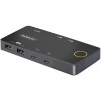 StarTech.com KVM Switchbox - 2 Computer(s) - 1 Local User(s) - 4K - 4096 x 2160 - 6 x USB - USB 2.0 - 1 x HDMI