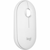 Logitech Pebble 2 M350s Mouse - Optical - Wireless - Bluetooth - Tonal White - 4000 dpi - Scroll Wheel - 3 Button(s) - Symmetrical