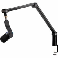 Logitech G Compass Desktop Boom Arm - 2.43 lb (1100 g) Load Capacity - Aluminum - Black