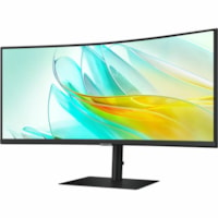 Samsung ViewFinity S6 S34C654UAN 34" Class UW-QHD Curved Screen LCD Monitor - 21:9 - Black - 34" Viewable - Vertical Alignment (VA) - 3440 x 1440 - 1.07 Billion Colors - FreeSync - 350 cd/m² - 5 ms - Speakers - HDMI - DisplayPort - KVM Switch, USB Hub