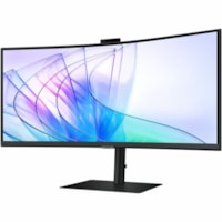 Samsung ViewFinity S6 S34C654VAN 34" Class Webcam UW-QHD Curved Screen LCD Monitor - 21:9 - Black - 34" Viewable - Vertical Alignment (VA) - 3440 x 1440 - 1.07 Billion Colors - FreeSync - 350 cd/m² - 5 ms - Speakers - HDMI - DisplayPort - KVM Switch, USB Hub