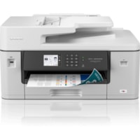 Brother MFC-J6540DW Wireless Inkjet Multifunction Printer - Color - Copier/Fax/Printer/Scanner - 28 ppm Mono/28 ppm Color Print - 1200 x 4800 dpi Print - Automatic Duplex Print - Color Flatbed Scanner - 1200 dpi Optical Scan - Color Fax - Fast Ethernet - Wireless LAN - Apple AirPrint, Brother Print 