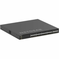 Commutateur Ethernet AV Line M4350 M4350-32F8V Gérable - 25 Gigabit Ethernet - 10GBase-X, 25GBase-X Netgear - Gérable - 25 Gigabit Ethernet - 10GBase-X, 25GBase-X - 3 Couche supportée - Modulaire - 420 W Consommation d'énergie - Fibre Optique - 1U - Montable en rack, Haut