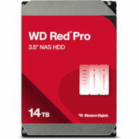 WD Red Pro WD142KFGX 14 TB Hard Drive - 3.5" Internal - SATA (SATA/600) - Conventional Magnetic Recording (CMR) Method - NAS Device Supported - 7200rpm - 5 Year Warranty