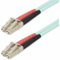 StarTech.com 20m (65ft) LC/UPC to LC/UPC OM4 Multimode Fiber Optic Cable, 50/125µm, 100G, Low Insertion Loss, LSZH Fiber Jumper Cord - 20m (65ft) OM4 Multimode LC/LC-UPC Fiber Cable; 1/10/40/100 Gbps Full Duplex; 50/125µm Core w/ Aramid Sheath; Bandwidth: 2000MHz?km at 850nm w/ VCSEL sou