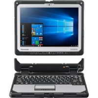 Panasonic TOUGHBOOK CF-33 CF-33UZ019AM 12" (304.80 mm) Touchscreen Rugged Detachable 2 in 1 Notebook - QHD - Intel Core i5 12th Gen i5-1245U - vPro Technology - 16 GB - 512 GB SSD - Intel Chip - 2160 x 1440 - Windows 11 Pro - Intel Iris Xe Graphics - Front Camera/Webcam - 6.50 Hours Battery Run Time