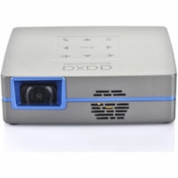 AAXA Technologies SLC450 Short Throw LED Projector - 16:9 - Portable - Silver Gray - High Dynamic Range (HDR) - 1920 x 1080 - Front - 1080p - 30000 Hour Normal Mode - Full HD - 1,000:1 - 450 lm - HDMI - USB - Wireless LAN - Bluetooth - Home Theater