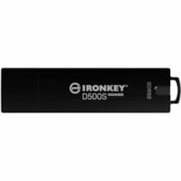 Clé USB D500SM 256 Go USB 3.2 (Gen 1) Type A Durci - XTS-AES, 256 bits AES IronKey - 256 Go - USB 3.2 (Gen 1) Type A - 240 Mo/s Vitesse de Lecture - 170 Mo/s Vitesse d'écriture - XTS-AES, 256 bits AES