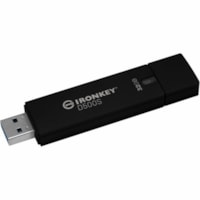 IronKey D500S 32GB USB 3.2 (Gen 1) Type A Flash Drive - 32 GB - USB 3.2 (Gen 1) Type A - 260 MB/s Read Speed - 190 MB/s Write Speed - XTS-AES, 256-bit AES 