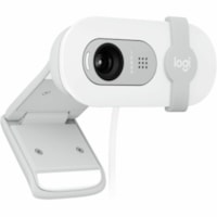 Logitech BRIO 100 Webcam - 2 Megapixel - Off White - USB Type A - 1 Pack(s) - 1920 x 1080 Video - Fixed Focus - 58° Angle - Microphone - macOS, Windows