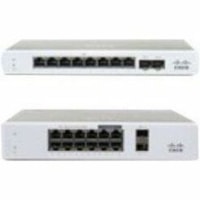 Commutateur Ethernet MS MS130-8-HW 8 Ports Gérable - Gigabit Ethernet - 10/100/1000Base-T, 1000Base-X Meraki - 8 Ports - Gérable - Gigabit Ethernet - 10/100/1000Base-T, 1000Base-X - 2 Couche supportée - 2 Emplacements SFP - Fibre Optique, Paire torsadée - PoE Ports - Mont