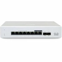 Meraki MS130-8P-HW Ethernet Switch - 8 Ports - Manageable - Gigabit Ethernet - 10/100/1000Base-T, 1000Base-X - 2 Layer Supported - 2 SFP Slots - 120 W PoE Budget - Optical Fiber, Twisted Pair - PoE Ports - Rack-mountable