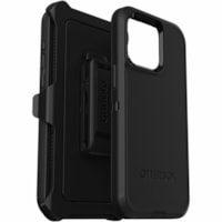 OtterBox Defender Carrying Case (Holster) Apple iPhone 15 Pro Max Smartphone - Black - Drop Resistant, Scrape Resistant, Dirt Resistant, Bump Resistant, Impact Absorbing, Dust Resistant - Polycarbonate, Synthetic Rubber Body - Holster - 6.84" (173.74 mm) Height x 3.72" (94.49 mm) Width x 1.33" (33.7