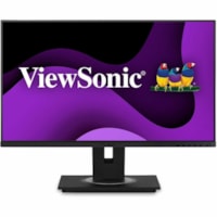 Moniteur LED VG245 24 po Classe Full HD - 16:9 ViewSonic - 23,8 po Visible - Technologie IPS - LED Rétroéclairage - 1920 x 1080 - 16,7 Millions de Couleurs - 250 cd/m² - 5 ms - 100 Hz Fréquence de rafraîchissement - Hauts-Parleurs - HDMI - VGA - DisplayPort - Concentrateur 