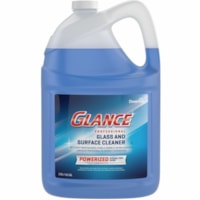 Nettoyant pour vitres/surfaces GlanceDiversey - Pour Polyvalents - Prêt à l'emploi - Liquide - 125.1 oz liq (3.9 quart) - 10.5 à 10.93 pH - Ammoniaque, Frais Arôme - Kasher, Anti-rayure - Bleu - 2 /