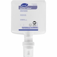 Savon pour les mains Soft Care Diversey - Sans parfum Arôme - 1,27 quart (1200 mL) - Cartouche Dsitributeur - Élimine les salissures - Habillage, Mains, Services de santé - Antibactérien - clair - Anti-septique, Rinsage rapide, Sans résidus, Résistant aux fissures, Ne s&e