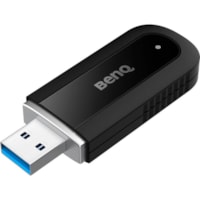 BenQ WD02AT IEEE 802.11 a/b/g/n/ac/ax Bluetooth 5.2 Dual Band Wi-Fi/Bluetooth Combo Adapter for Bluetooth Headset/Speaker - USB 2.0 - 1.73 Gbit/s - 2.40 GHz ISM - 5 GHz UNII - External