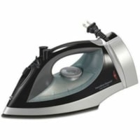Hamilton Beach Mid-Size Nonstick Hospitality Iron With Retractable Cord, Black - Automatic Shut Off - 1200 W - Black