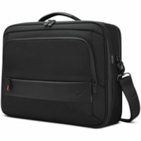 Lenovo Carrying Case (Briefcase) for 16" (406.40 mm) Lenovo Notebook, Accessories, Workstation, Chromebook - Black - Wear Resistant, Tear Resistant, Water Resistant, Water Proof Zipper - Recycled Polyethylene Terephthalate (R-PET) Exterior Material - Polyester Interior Material - Handle, Shoulder St