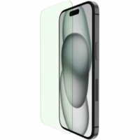 Protecteur d'écran pour iPhone 15 Pro ScreenForce UltraGlass 2 9H En verre trempé Belkin - Pour LCD iPhone 15 Pro - Résistant à l'impact, Résistant aux rayures, Résistant aux fissures, Résistant aux bavures, Résistant aux empreintes, Résis