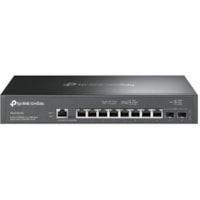 TP-Link Omada 8-Port 2.5G L2+ Managed Switch - 8 Ports - Manageable - 2.5 Gigabit Ethernet, 10 Gigabit Ethernet - 2.5GBase-T, 10GBase-X - 2 Layer Supported - 15 W Power Consumption - Twisted Pair, Optical Fiber - Rack-mountable, Desktop, Standalone