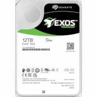 Disque dur Exos X24 ST12000NM002H 12 To - 3.5" Interne - SATA (SATA/600) - Enregistrement magnétique conventionnel (CMR) Methode Seagate - Matrice de stockage Appareil compatible - 7200tr/min - Conectable - 512e/4Kn Format - 5 Année Garantie