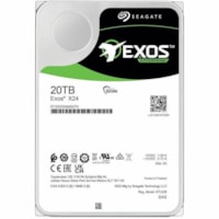 Seagate Exos X24 ST20000NM007H 20 TB Hard Drive - 3.5" Internal - SAS (12Gb/s SAS) - Conventional Magnetic Recording (CMR) Method - Storage Array Device Supported - 7200rpm - Hot Pluggable - 5 Year Warranty