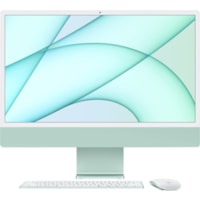 Ordinateur tout-en-un iMac MQRN3LL/A - Apple M3 - 8 Go - 256 Go SSD - 24 po (609,60 mm) 4.5K - Bureau - Vert Apple - Apple M3 Morceau - 4480 x 2520 - Anglais (USA) Clavier - IEEE 802.11ax - 143 W