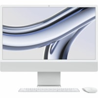 Ordinateur tout-en-un iMac MQRK3LL/A - Apple M3 - 8 Go - 512 Go SSD - 24 po (609,60 mm) 4.5K - Bureau - Argenté Apple - Apple M3 Morceau - 4480 x 2520 - Anglais (USA) Clavier - IEEE 802.11ax - 143 W