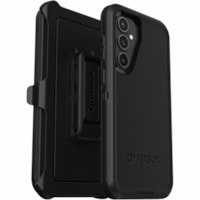 OtterBox Defender Carrying Case (Holster) Samsung Galaxy S23 FE Smartphone - Black - Dirt Resistant, Drop Resistant, Scrape Resistant, Bump Resistant, Impact Absorbing, Dust Resistant Cover, Dirt Resistant Cover - Polycarbonate, Synthetic Rubber, Plastic Body - Holster, Belt Clip - 6.80" (172.72 mm)