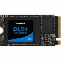 Disque SSD DLX4 1 To - M.2 2242 Interne - PCI Express NVMe (PCI Express 4.0 x4) VisionTek - Contrôleur Réseau Appareil compatible - 5200 Mo/s Taux de transfer maximale en lecture - 256 bits AES Norme de cryptage - 5 Année Garantie