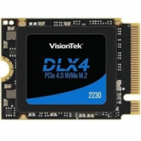 Disque SSD DLX4 512 Go - M.2 2230 Interne - PCI Express NVMe (PCI Express NVMe 4.0 x4) VisionTek - Ordinateur de bureau, Système de rangement Appareil compatible - 250 To TBW - 4725 Mo/s Taux de transfer maximale en lecture - 256 bits AES Norme de cryptage - 5 Année Garantie