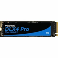 Disque SSD DLX4 Pro 1 To - M.2 2280 Interne - PCI Express NVMe (PCI Express NVMe 4.0 x4) VisionTek - Ordinateur de bureau, Contrôleur Réseau Appareil compatible - 500 To TBW - 7430 Mo/s Taux de transfer maximale en lecture - 256 bits AES Norme de cryptage - 5 Année Garantie