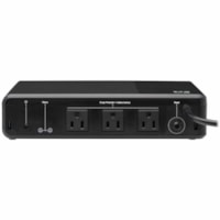 Tripp Lite by Eaton BC350R 350VA Desktop/Surface/Wall mountable UPS - Desktop/Surface/Wall Mountable - 8 Hour Recharge - 2.20 Minute Stand-by - 120 V AC Input - 120 V AC Output - Single Phase - Pulse-width Modulated Sine Wave - 3 x NEMA 5-15R Receptacle(s) - 3 x Battery/Surge Outlet