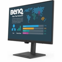 Moniteur LED BL3290QT 32 po Classe WQHD BenQ - 31,5 po Visible - Technologie IPS - LED Rétroéclairage - 2560 x 1440 - 16,7 Millions de Couleurs - 350 cd/m² - 5 ms - 75 Hz Fréquence de rafraîchissement - Hauts-Parleurs - HDMI - DisplayPort - Concentrateur USB