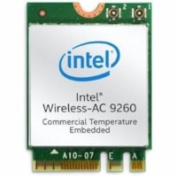 Intel 9260 IEEE 802.11 a/b/g/n/ac Bluetooth 5.1 Dual Band Wi-Fi/Bluetooth Combo Adapter - PCI Express - 2.40 GHz ISM - 5 GHz UNII - M.2 2230