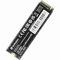 Disque SSD Vi3000 1 To - M.2 2280 Interne - PCI Express NVMe (PCI Express NVMe x4) Verbatim - Ordinateur de bureau, Notebook Appareil compatible - 750 To TBW - 3300 Mo/s Taux de transfer maximale en lecture - 2 Année Garantie