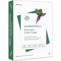 Hammermill Premium Color Copy - 100 Brightness - 8 1/2" (215.90 mm) x 11" (279.40 mm) - 32 lb (14514.96 g) Basis Weight - Printable, Jam-free, Acid-free, Ultra Smooth - Photo White - 4000 Sheets - 500 Sheets per Ream - 8 / Carton