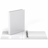 Davis Easyview Ring Binder - 1" Binder Capacity - 200 Sheet Capacity - 1" (25.40 mm) Ring - Fastener(s): Round Ring - Pocket(s): Inside Front & Back - Polypropylene - White - Recycled - PVC-free - 6 Pack